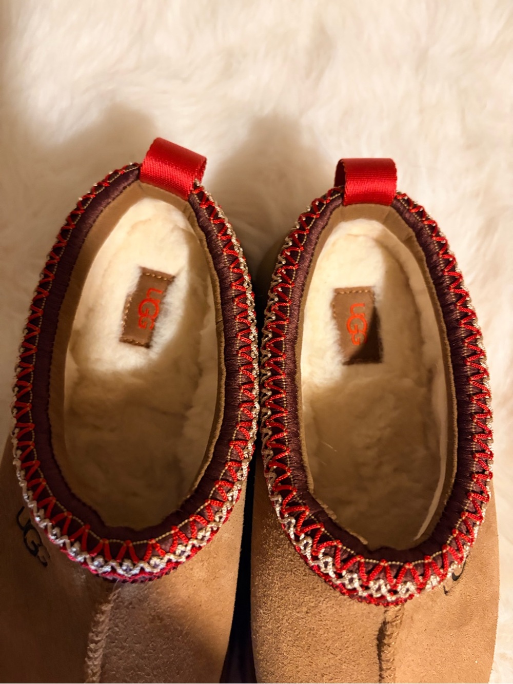 NIB UGG Tazz Platform Clog Slippers - Chestnut - Picture 3 of 4